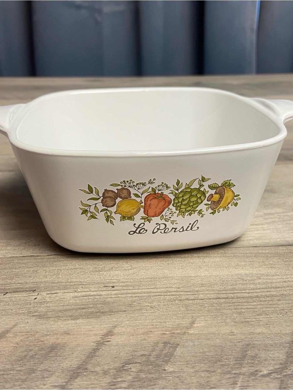 VTG CORNING WARE P-43-B 700 ML SPICE OF LIFE CASSEROLE DISHE LE PERSIL‎